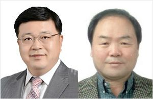 이규형(왼쪽) 한신기업 대표와 이상일 충북대 교수.