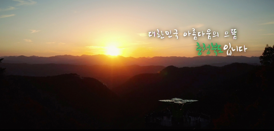 충북도가 주최한 ‘2020 전국 드론 사진·영상 공모전’에서 대상을 받은 손택연씨의 ‘으뜸! 충북!’ 작품.