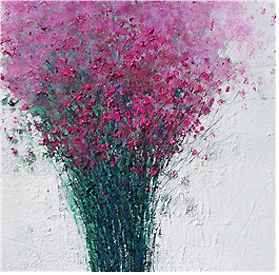 ▲이명화 作 The age flowers7, Oil on Canvas, 45×45cm, 2021.