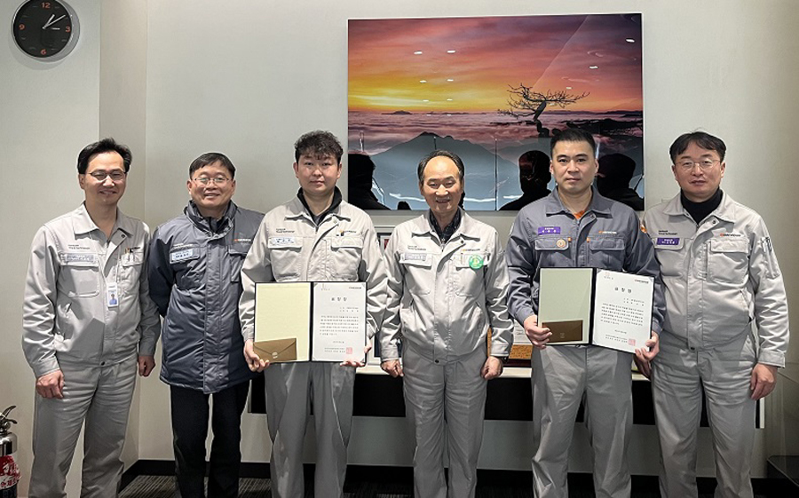 한국타이어 인명구조 영웅 대전공장 사원에 감사패 전달